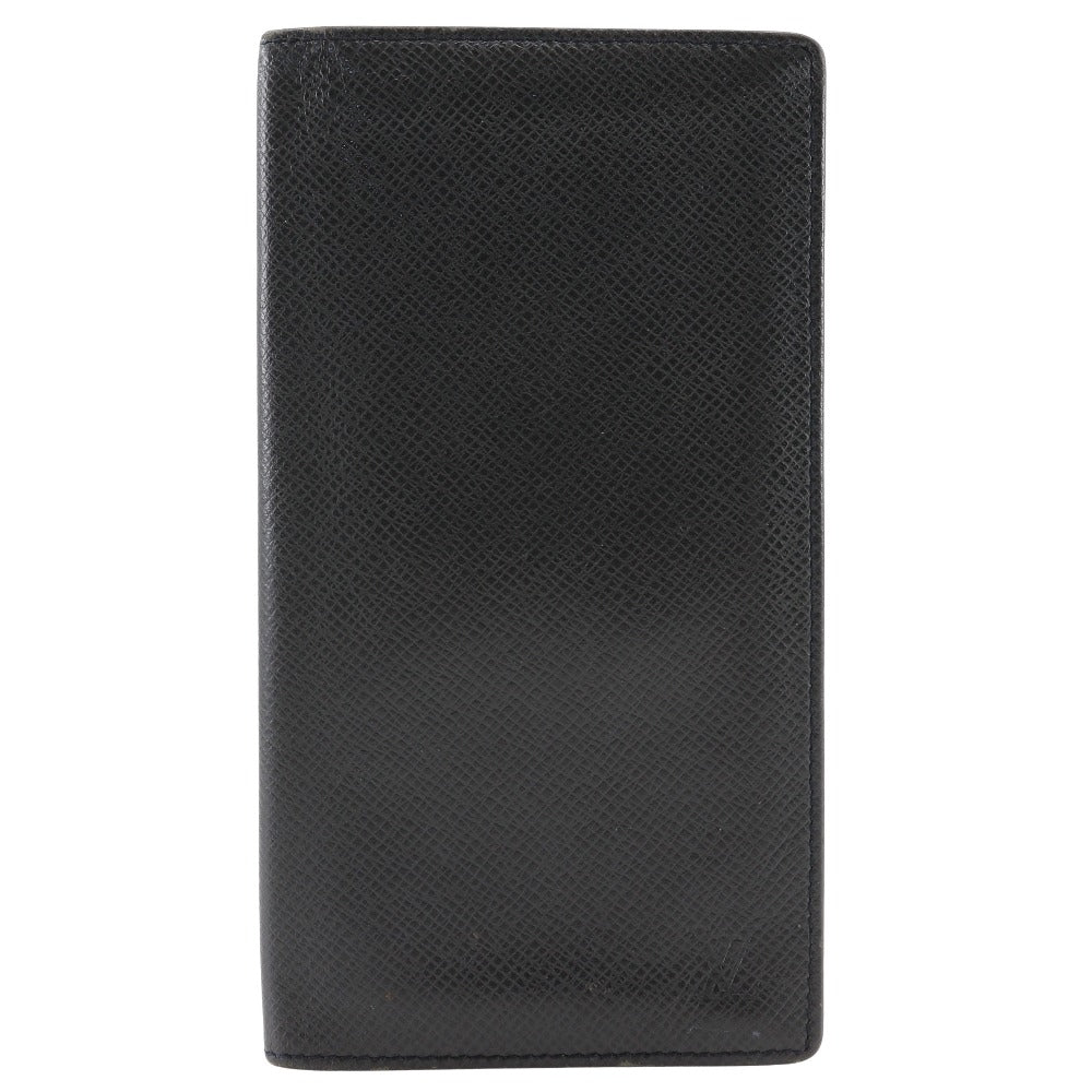 LOUIS VUITTON Bill Compartment Taiga black Porto Cartes Crdit mens