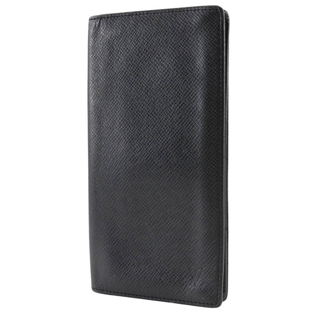 LOUIS VUITTON Bill Compartment Taiga black Porto Cartes Crdit mens