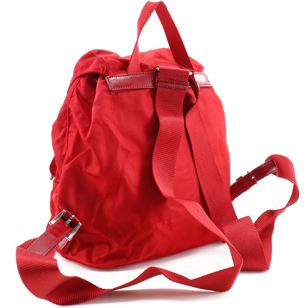 PRADA Backpack BZ6677 Nylon Red VERA SPORT Women