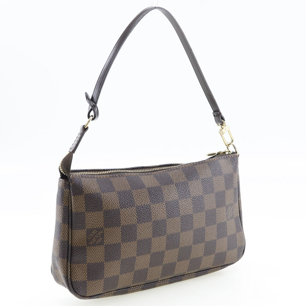 LOUIS VUITTON Pouch Damier canvas Brown Accessory pouch Women