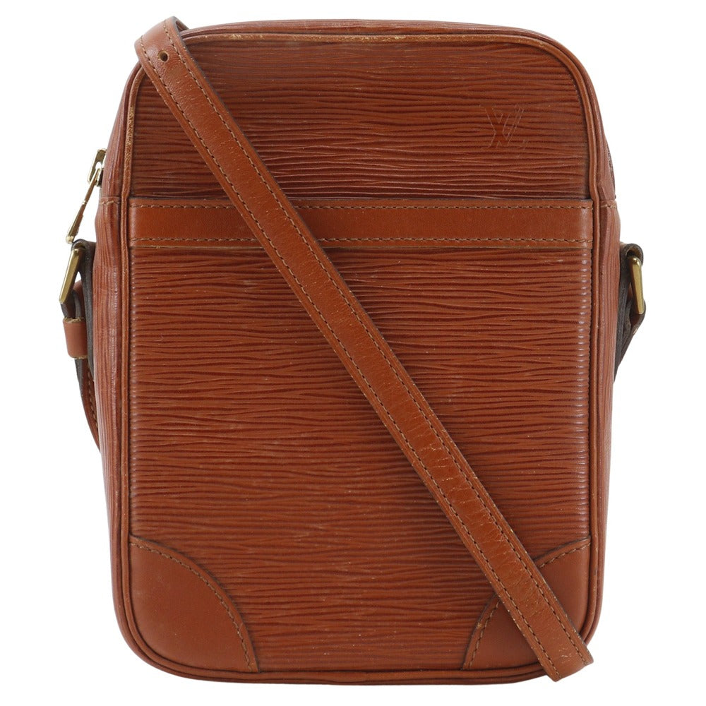 LOUIS VUITTON Shoulder Bag Epi Leather Brown Danube unisex(Unisex)