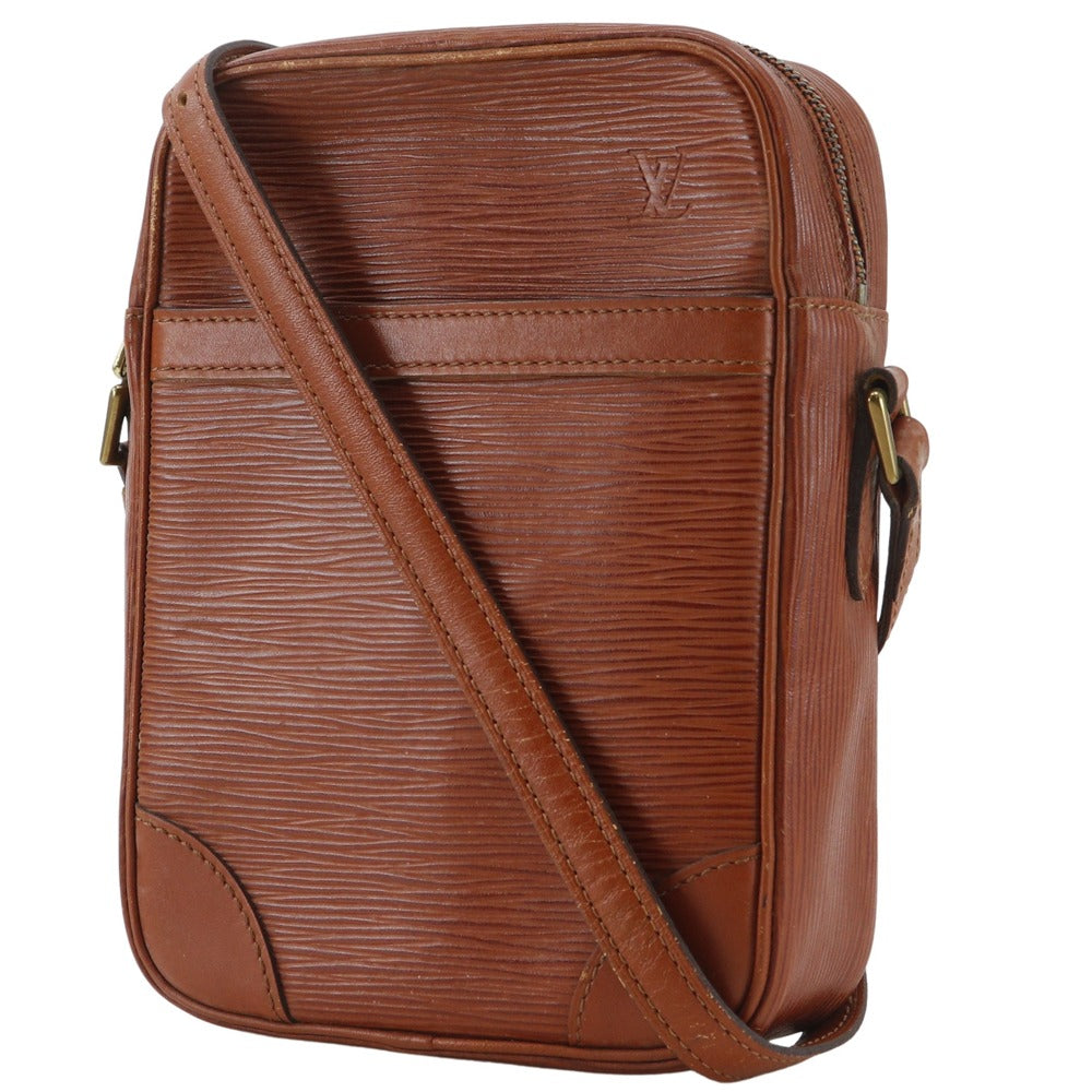 LOUIS VUITTON Shoulder Bag Epi Leather Brown Danube unisex(Unisex)