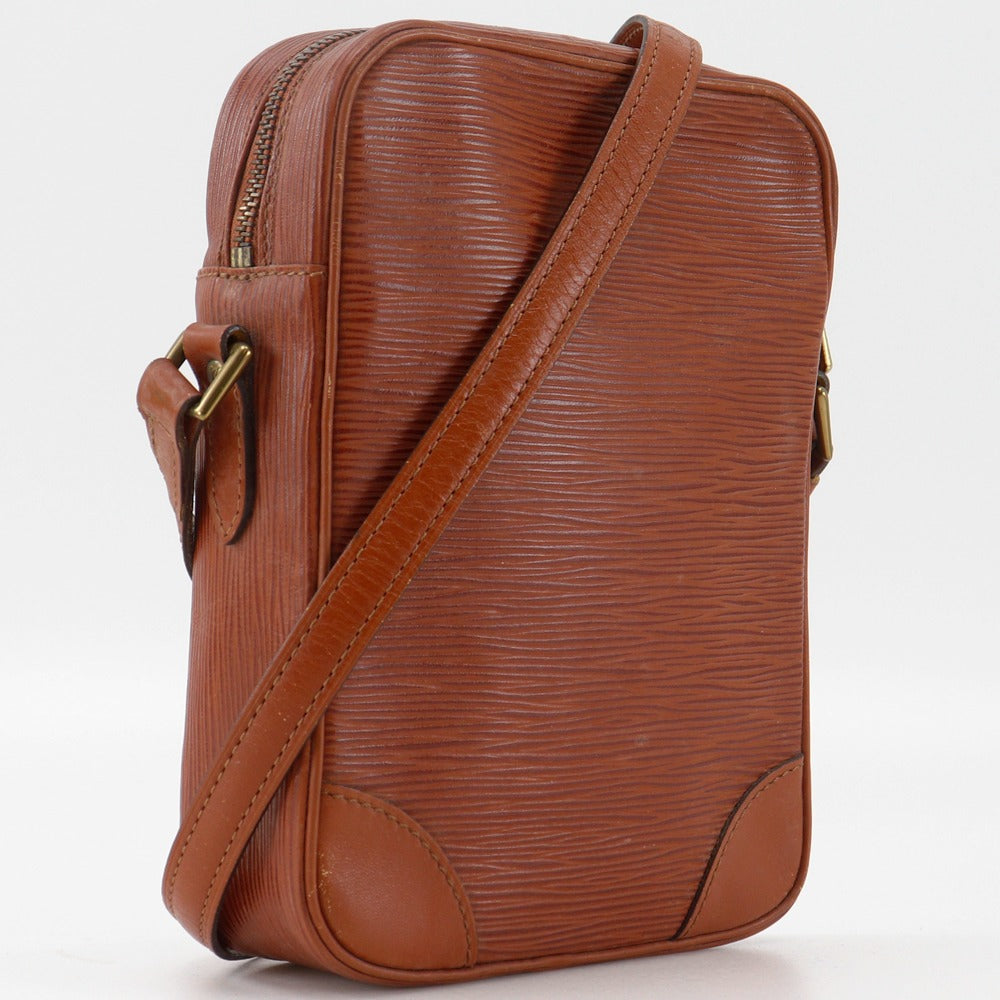 LOUIS VUITTON Shoulder Bag Epi Leather Brown Danube unisex(Unisex)