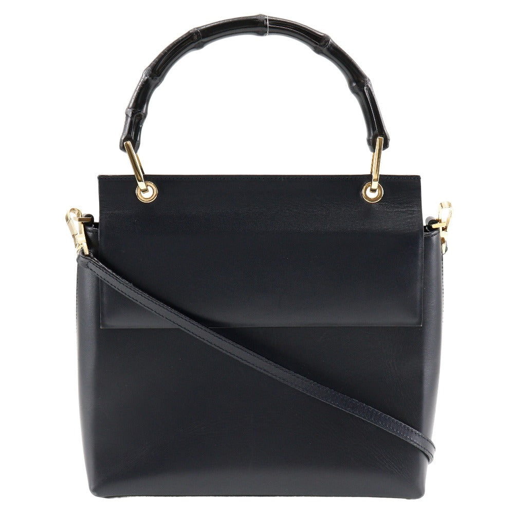 GUCCI Shoulder Bag 001.1887 Calfskin, Bamboo black Women
