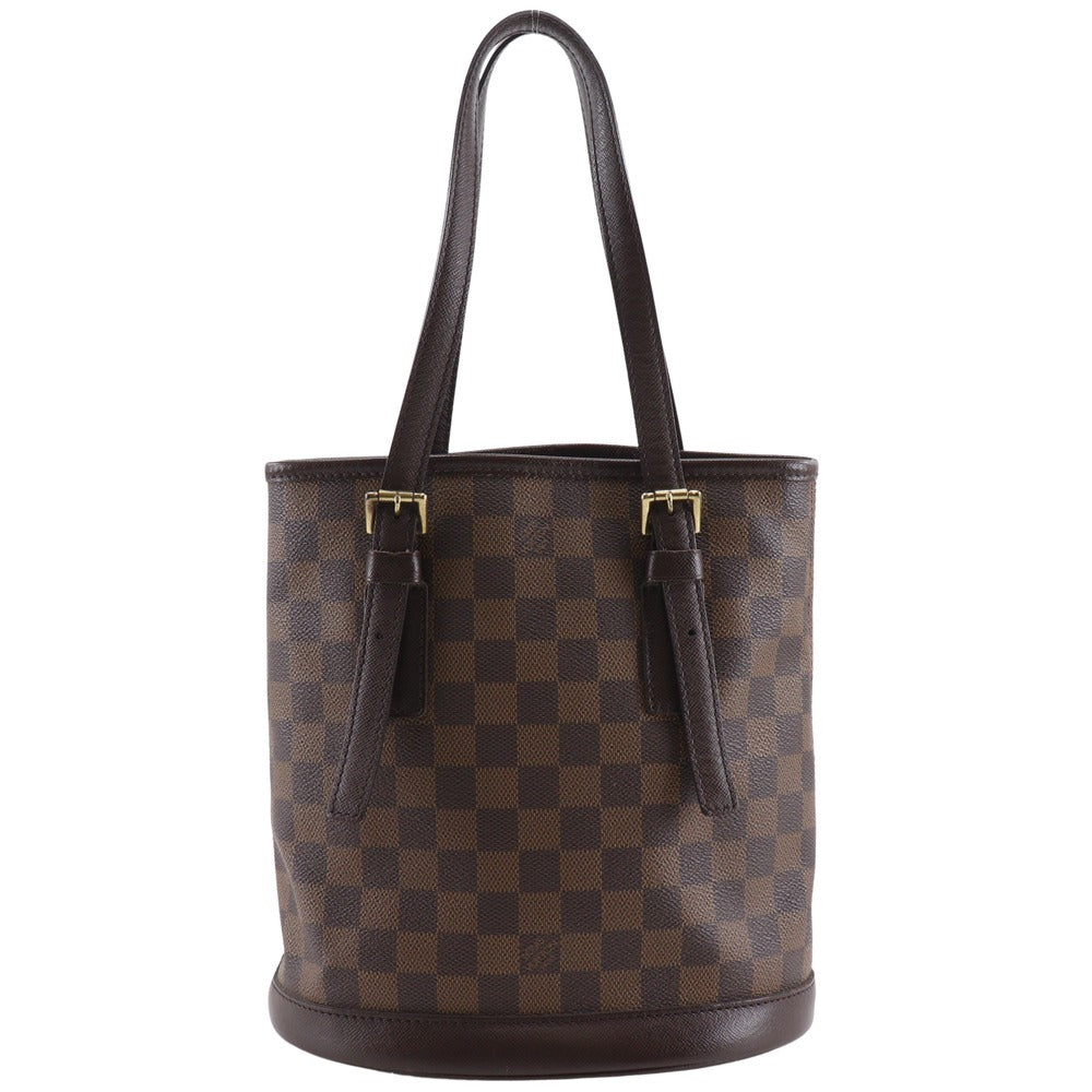 LOUIS VUITTON Tote Bag Damier canvas Brown Shoulder Bag Mare Bucket Women