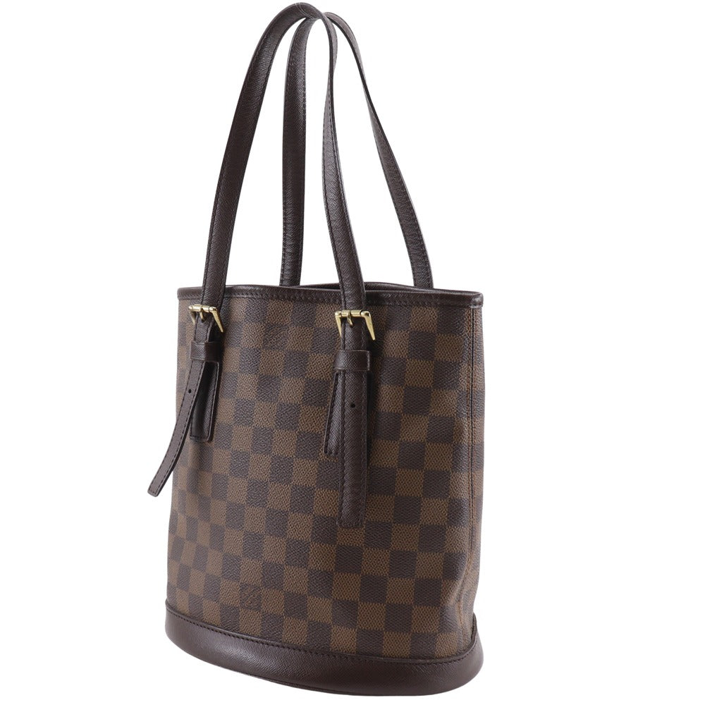 LOUIS VUITTON Tote Bag Damier canvas Brown Shoulder Bag Mare Bucket Women