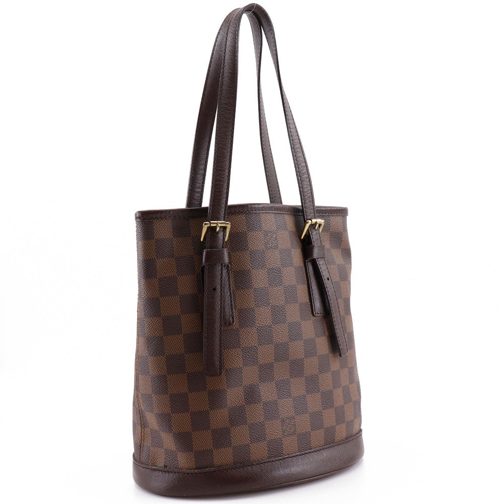 LOUIS VUITTON Tote Bag Damier canvas Brown Shoulder Bag Mare Bucket Women