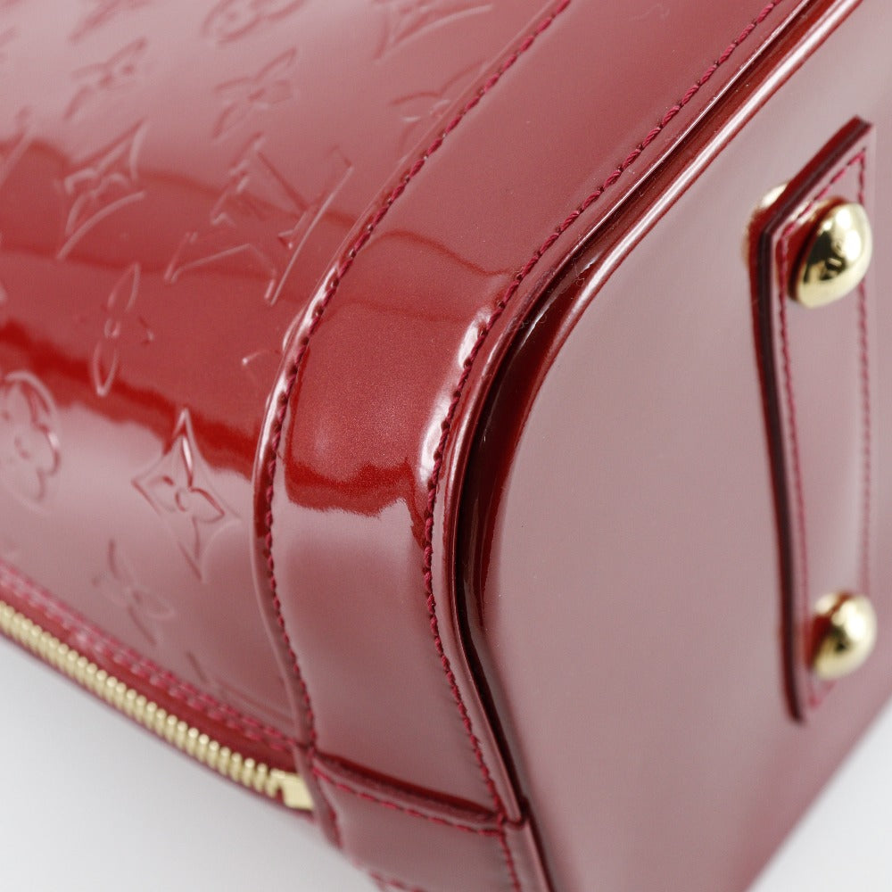 LOUIS VUITTON Handbag Vernis Red Alma GM Women