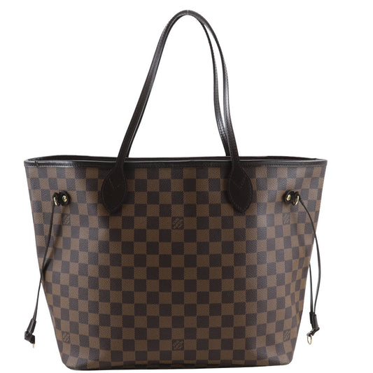 LOUIS VUITTON Tote Bag Damier canvas Brown Neverfull MM