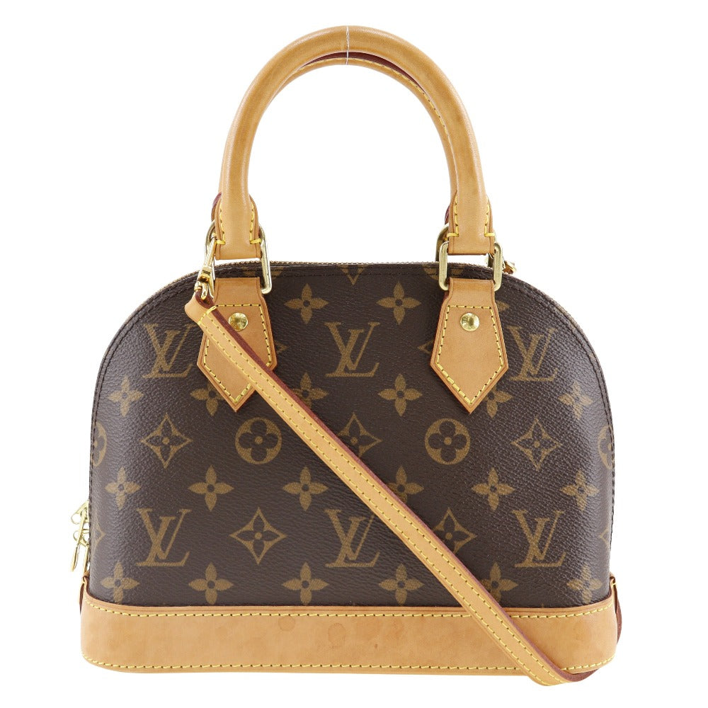 LOUIS VUITTON Handbag Monogram canvas Brown 2WAYShoulder Alma BB Women