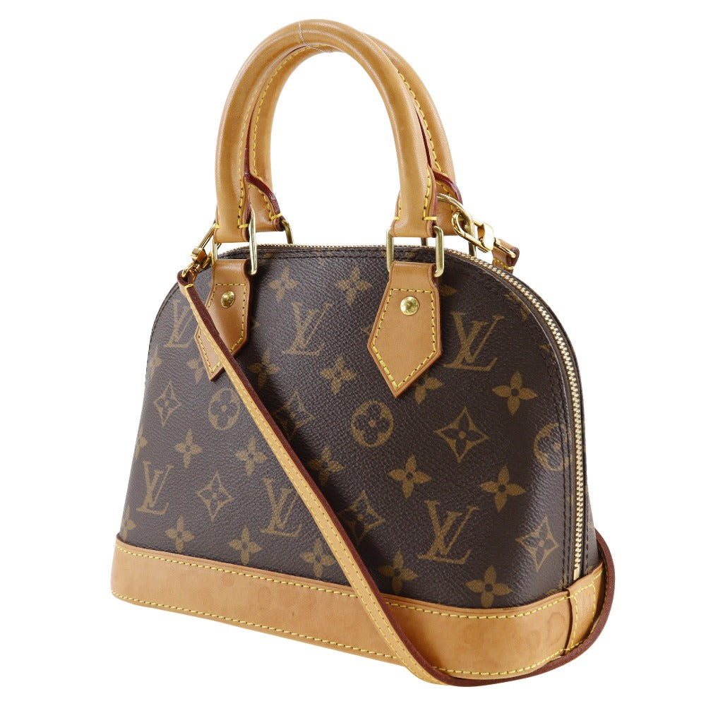 LOUIS VUITTON Handbag Monogram canvas Brown 2WAYShoulder Alma BB Women