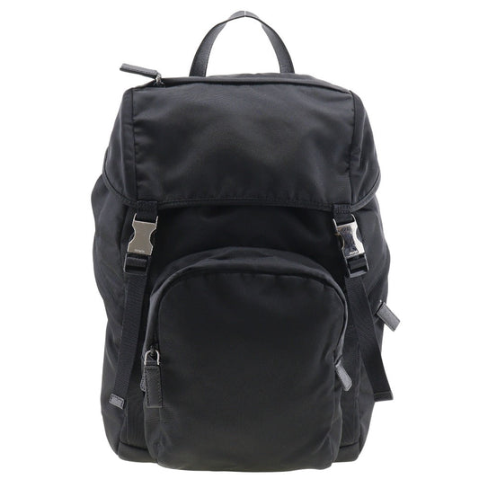 PRADA Backpack 2VZ135 Nylon black unisex(Unisex)