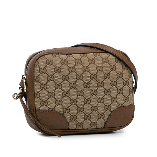 Gucci Leather Canvas Crossbody Style 12