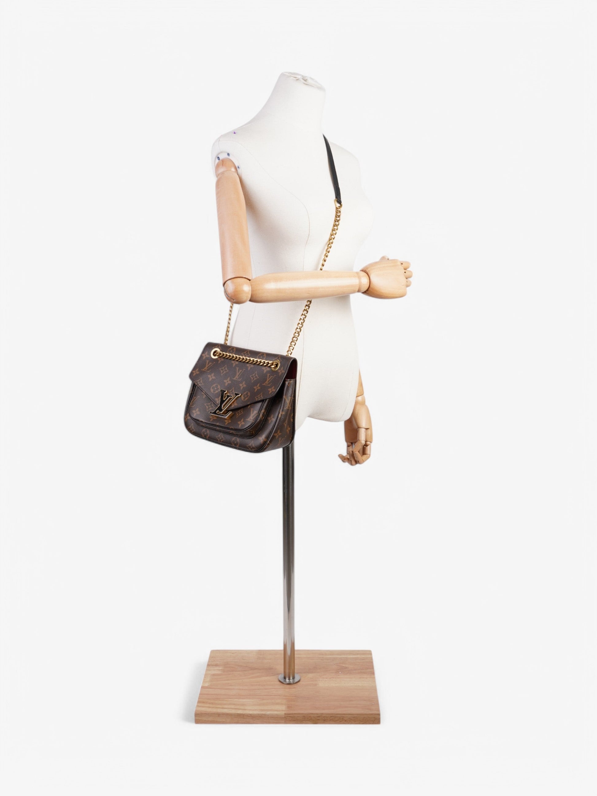 Louis Vuitton Passy Bag Monogram / Black Coated Canvas