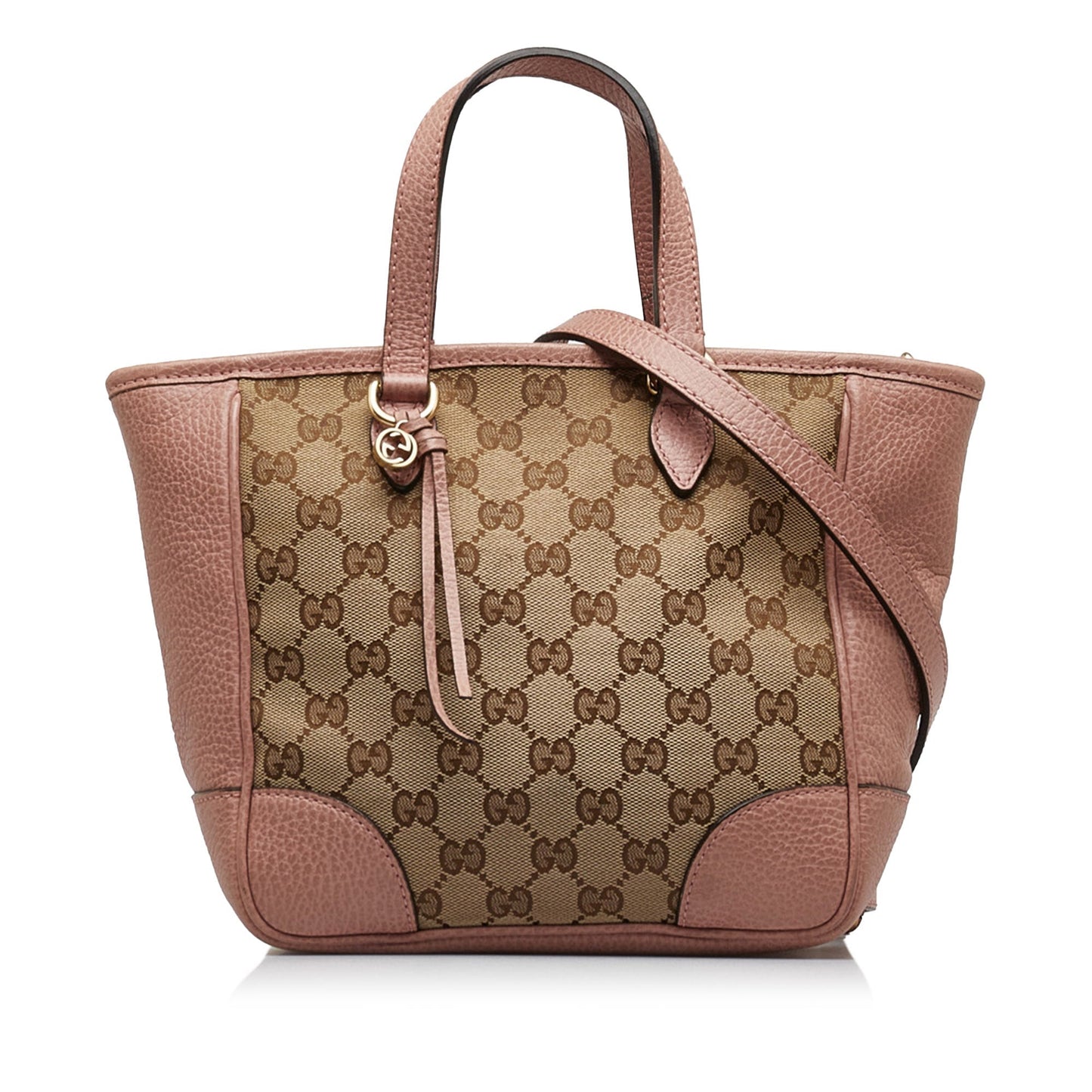 Gucci Leather Canvas Shoulder Bag