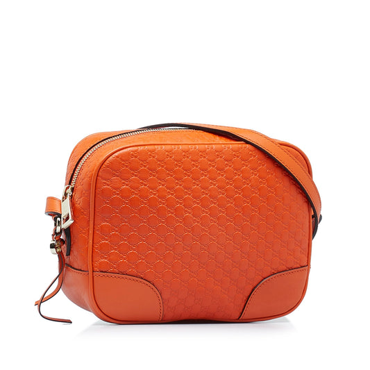 Gucci Orange Leather Crossbody