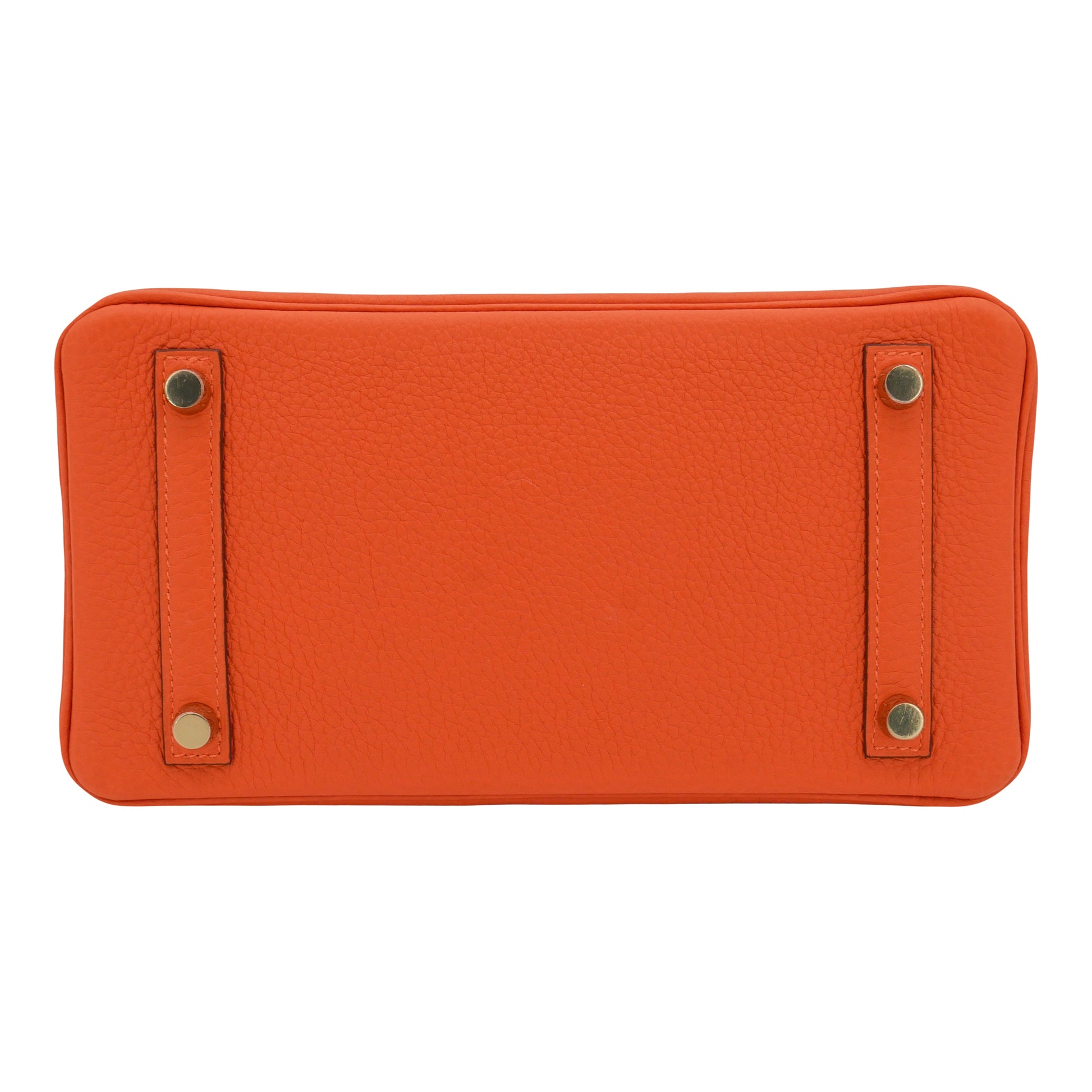 Hermes25cm Birkin Orange Togo Leather Gold Hardware