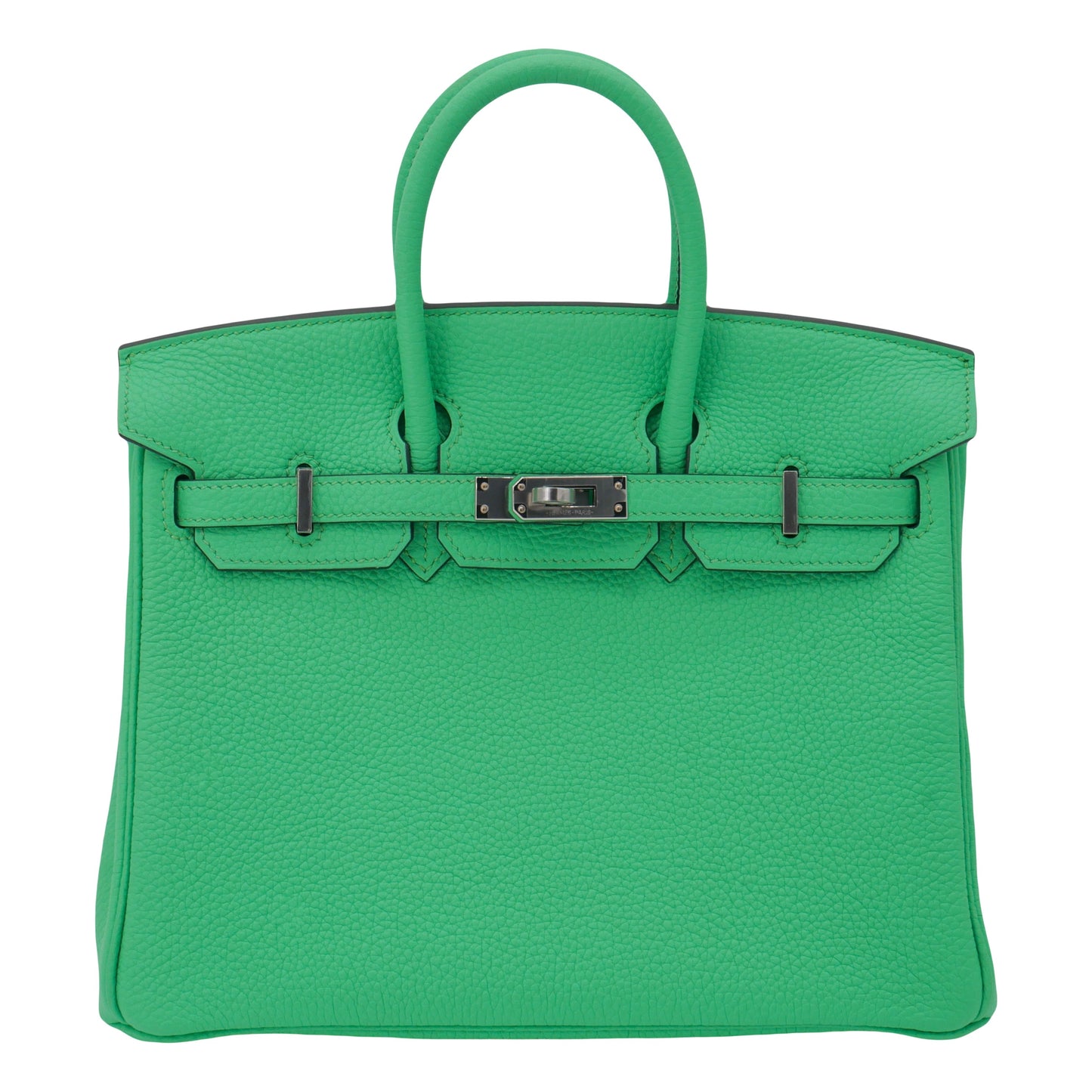 Hermes25cm Birkin Vert Comics Togo Leather Palladium Hardware