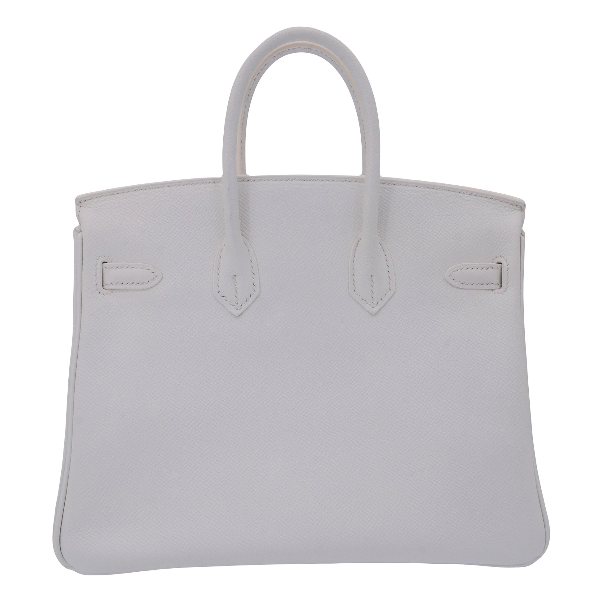Hermes25cm Birkin White Epsom Leather Gold Hardware