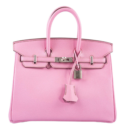 HermesBirkin 25 HSS Bubblegum Pink 5P Epsom with Palladium Hardware