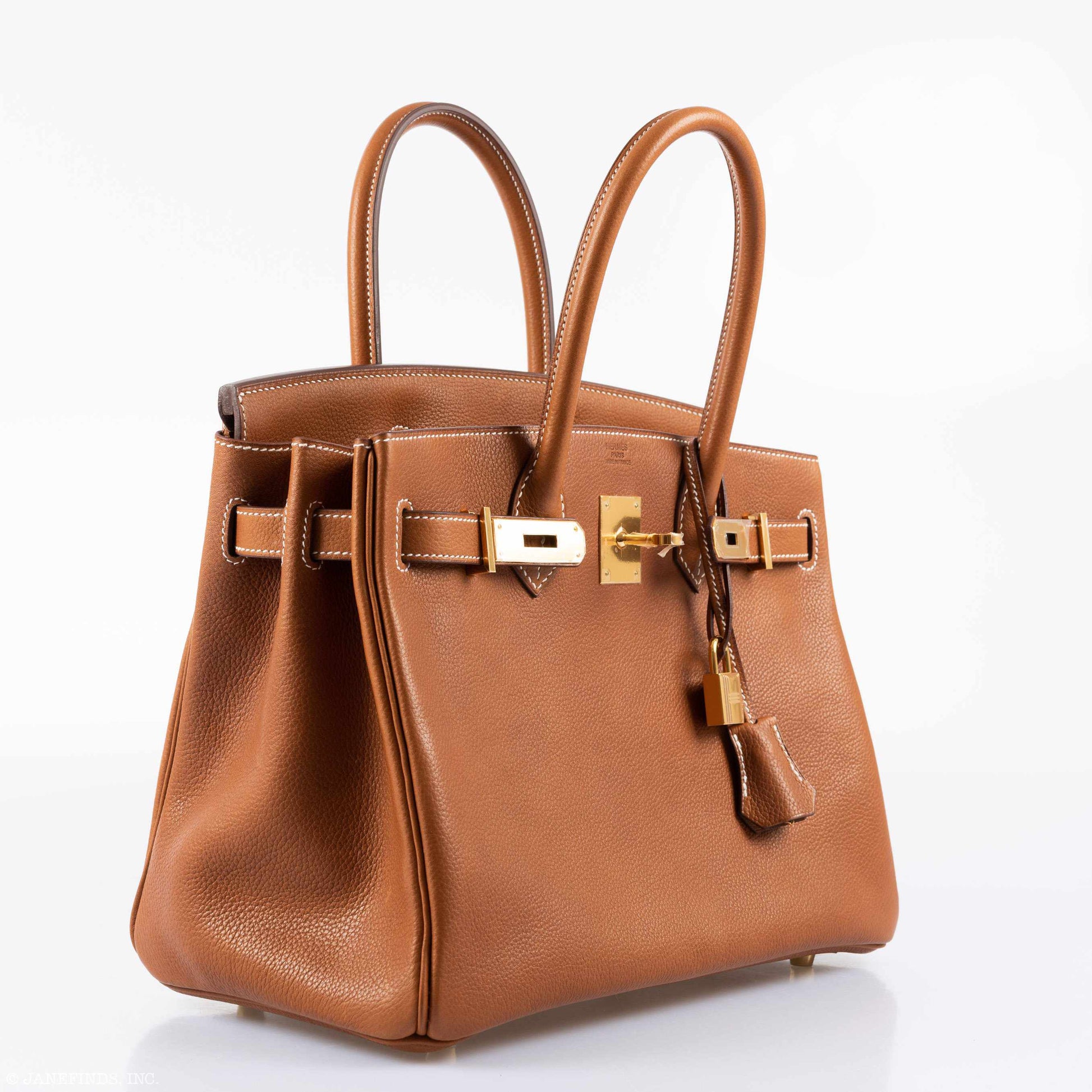 HermesBirkin 30 Barenia Faubourg Gold Hardware