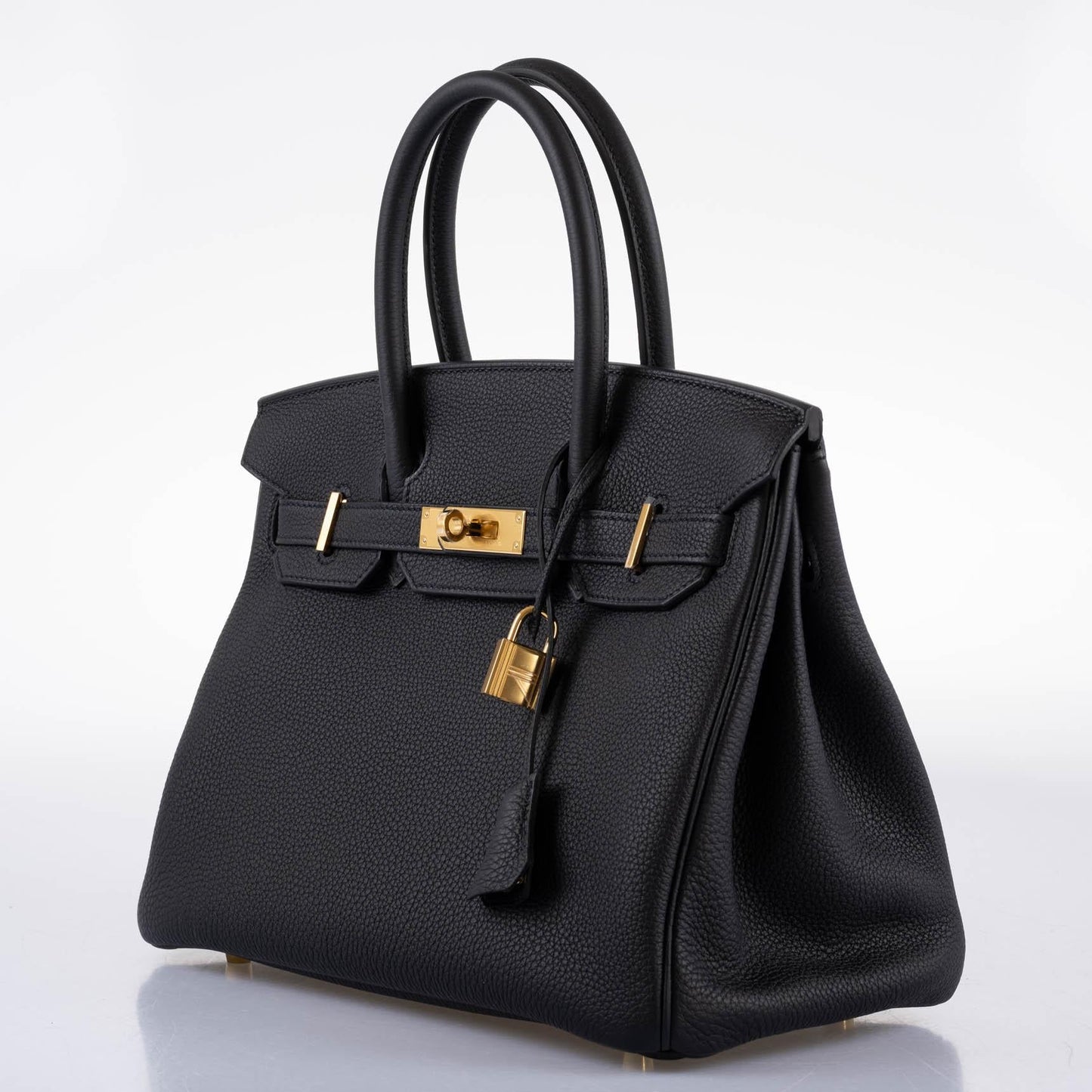 HermesBirkin 30 Black Togo Gold Hardware - 2021, Z