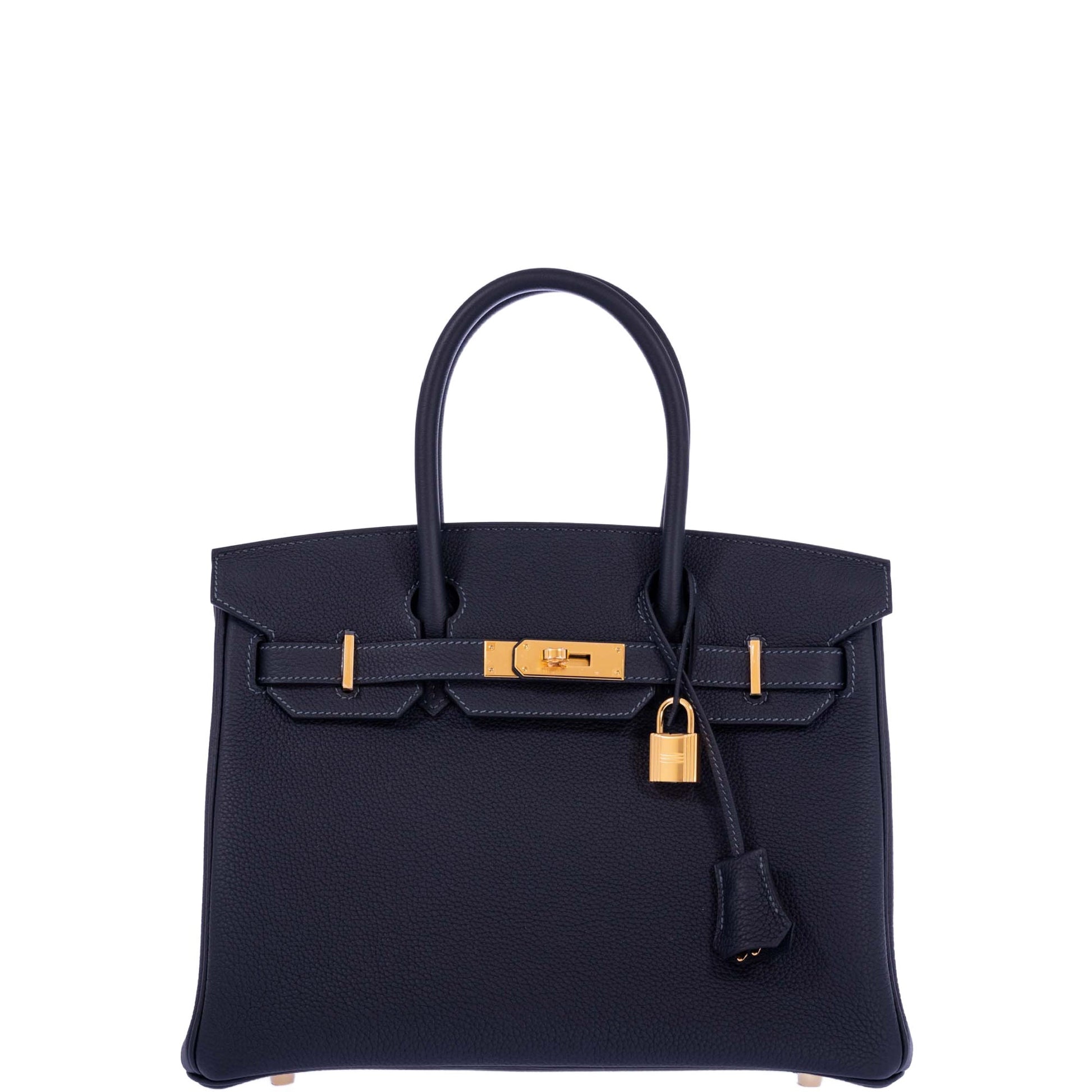HermesBirkin 30 Caban Black Togo Gold Hardware