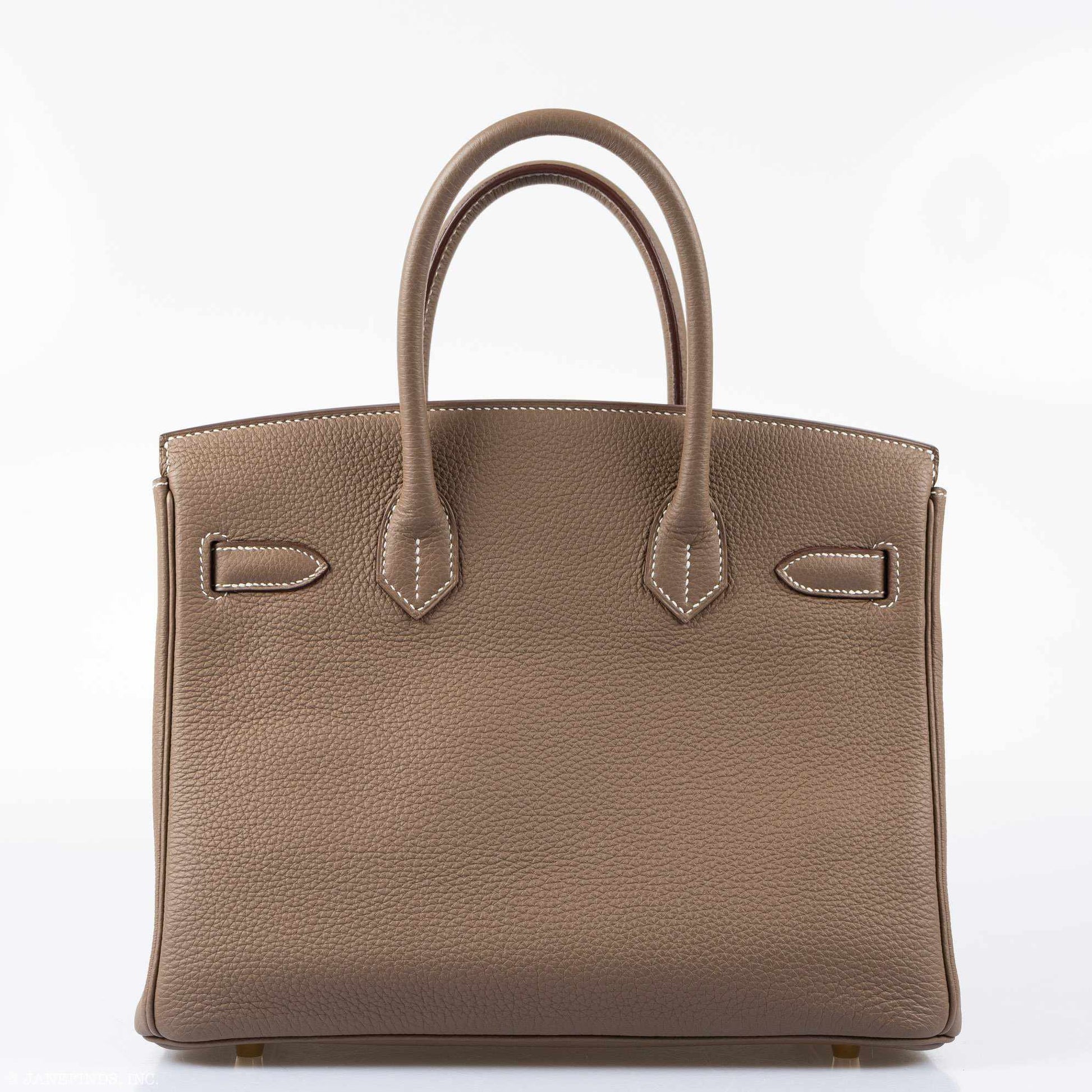 HermesBirkin 30 Etoupe Togo Gold Hardware