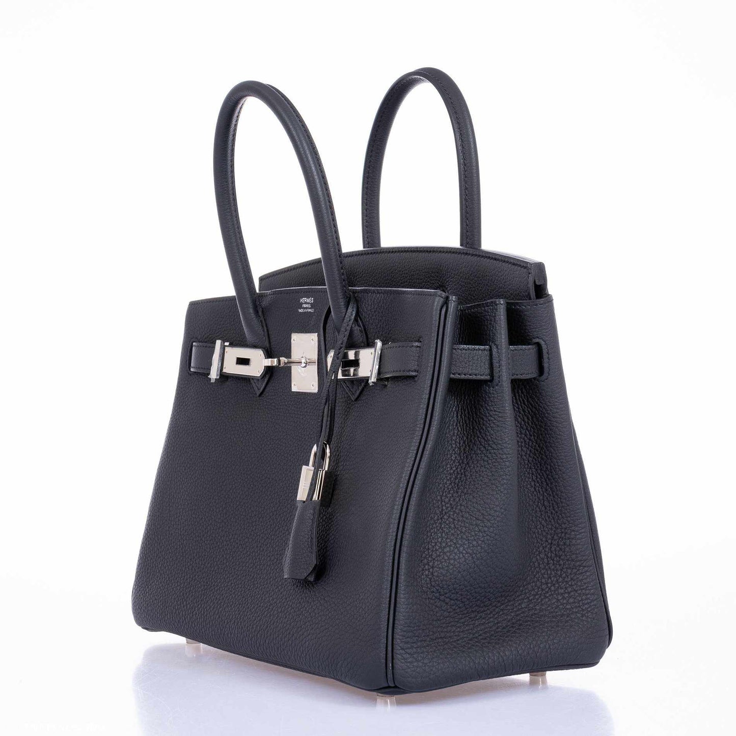 HermesBirkin 30 Plomb Togo Palladium Hardware