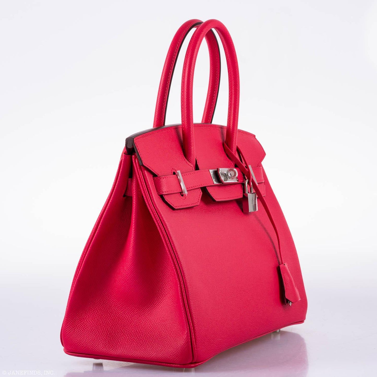 HermesBirkin 30 Rose Extreme Epsom Palladium Hardware - 2020, Y