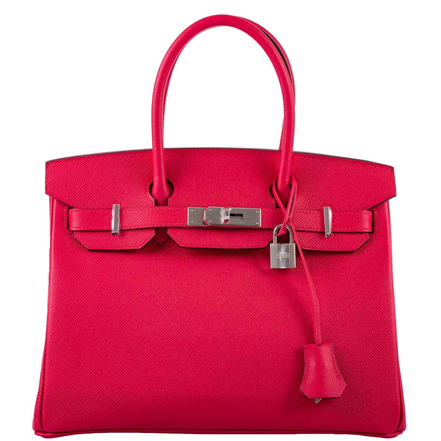 HermesBirkin 30 Rose Extreme Epsom Palladium Hardware - 2020, Y