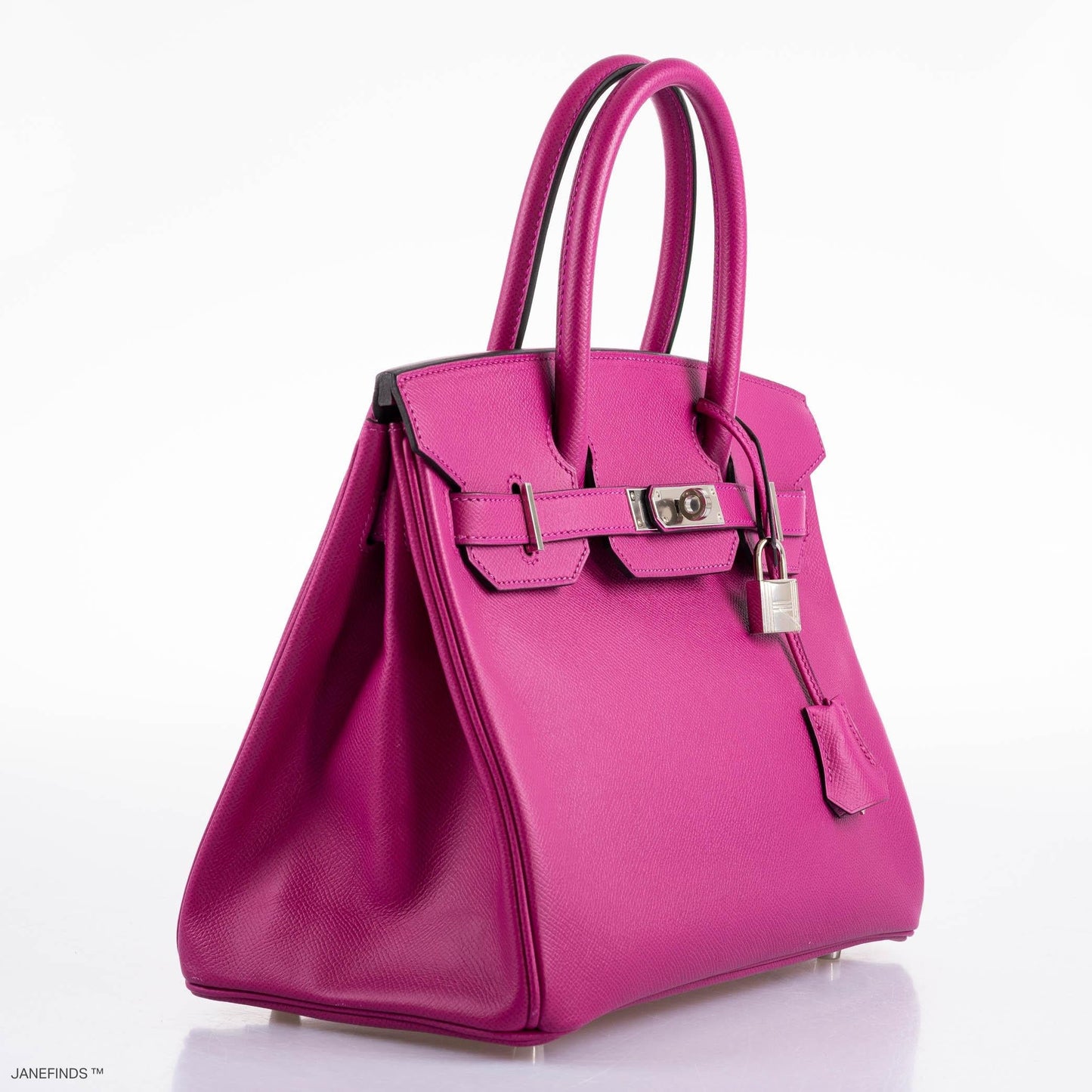 HermesBirkin 30 Rose Pourpre Epsom with Palladium Hardware - 2018, C