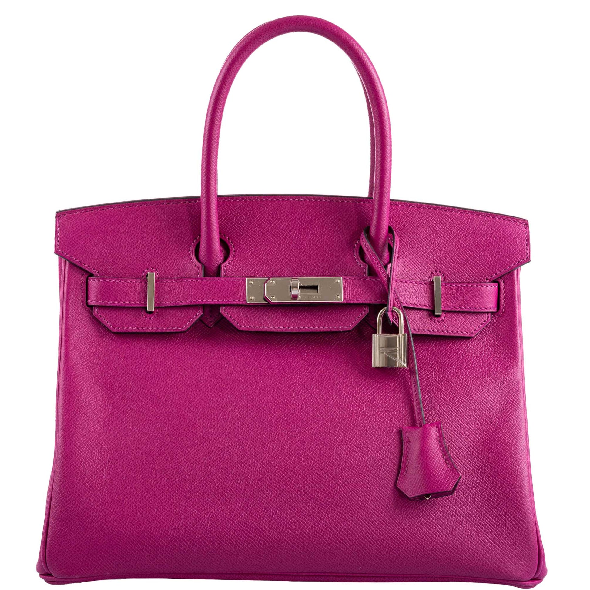 HermesBirkin 30 Rose Pourpre Epsom with Palladium Hardware - 2018, C