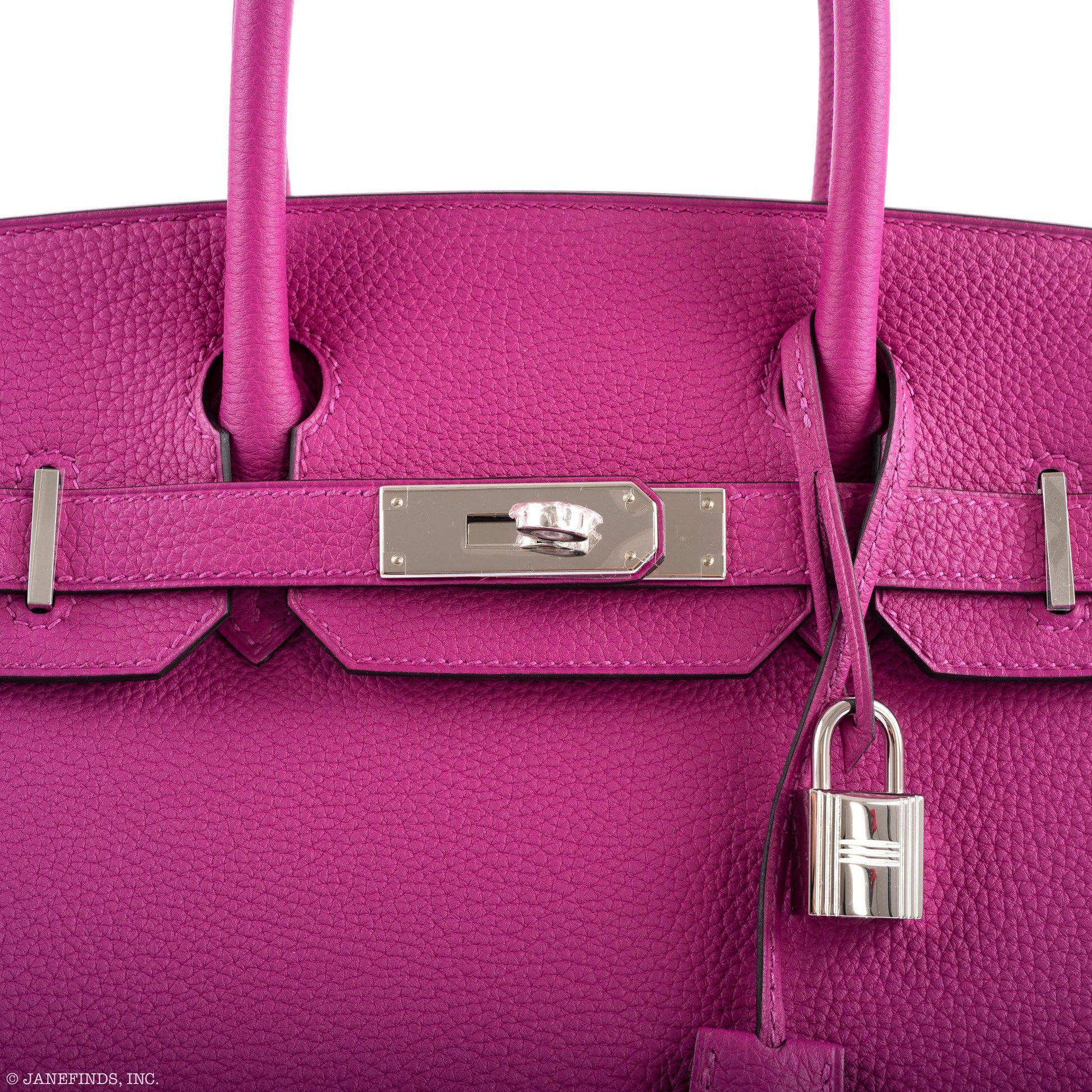 HermesBirkin 30 Rose Pourpre Togo Palladium Hardware - 2020, Y