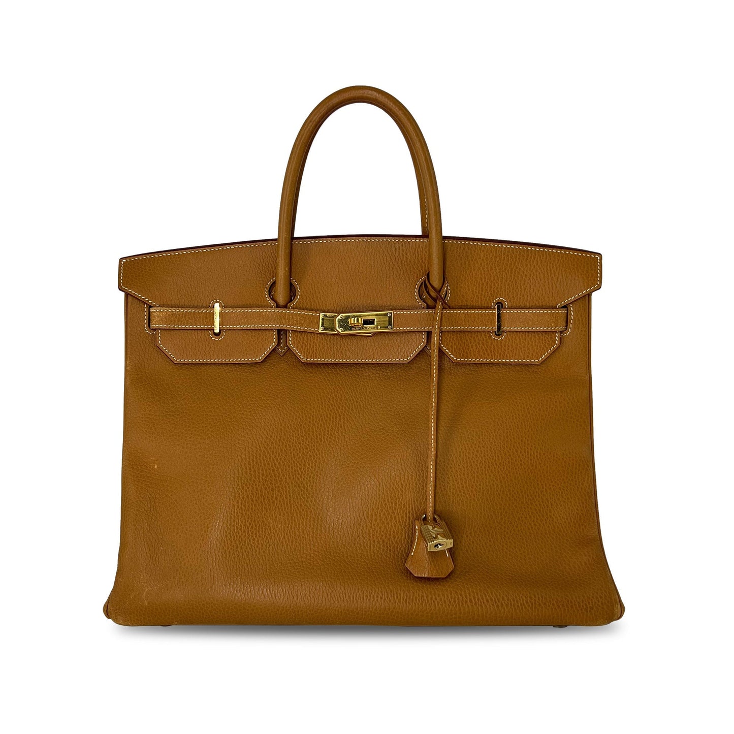  Luxury Hermes Birkin B40 GHW Clemence Leather designer bag