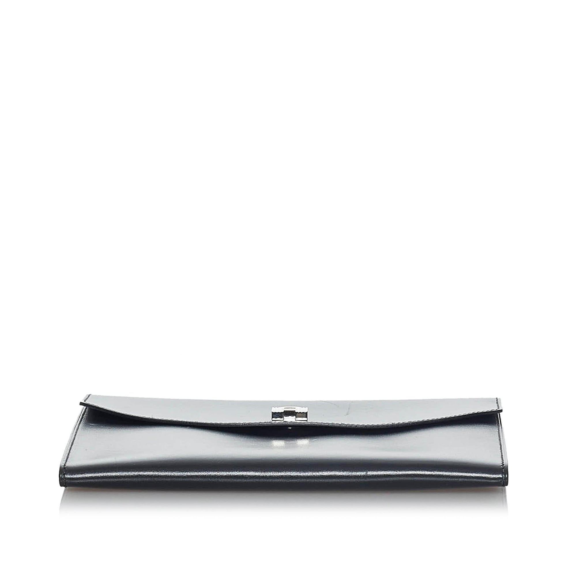 Luxury Hermes Box Pochette Cadena Clutch Bag (SHG-36223)