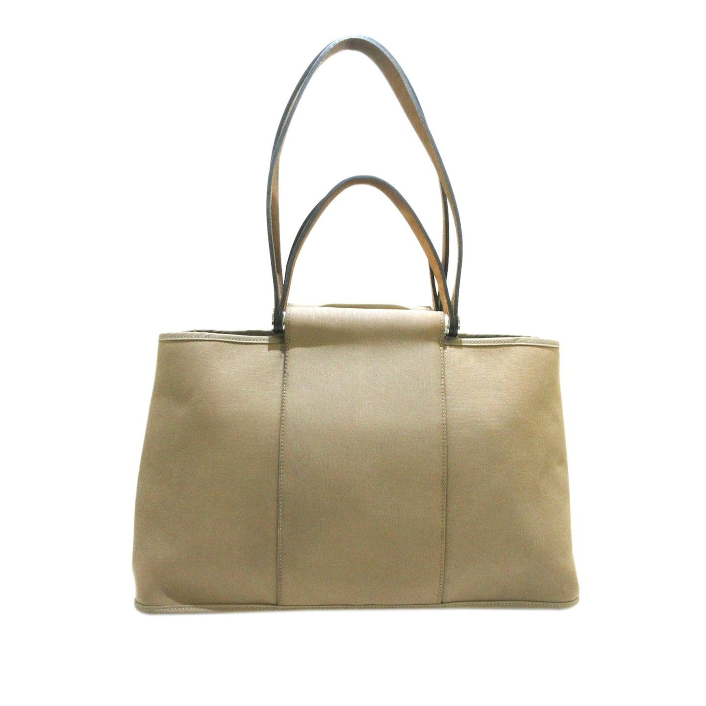 Luxury Hermes Cabag Elan Canvas Satchel (SHG-36440)