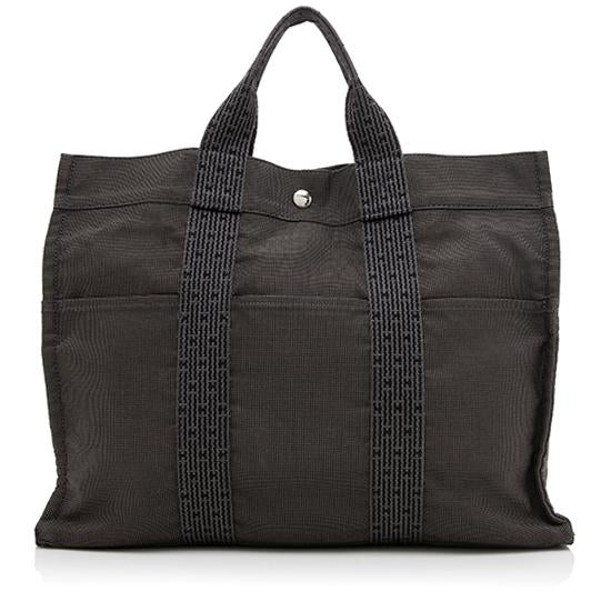 Luxury Hermes Canvas Herline MM Tote