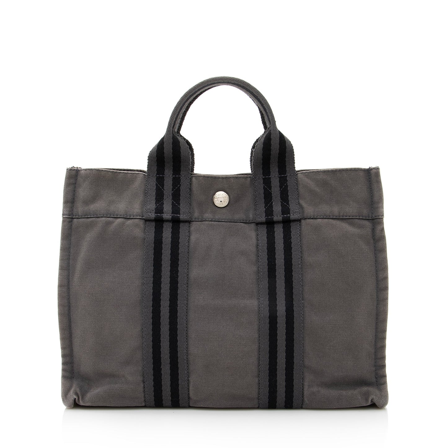Luxury Hermes Canvas Herline PM Tote (SHF-22476)