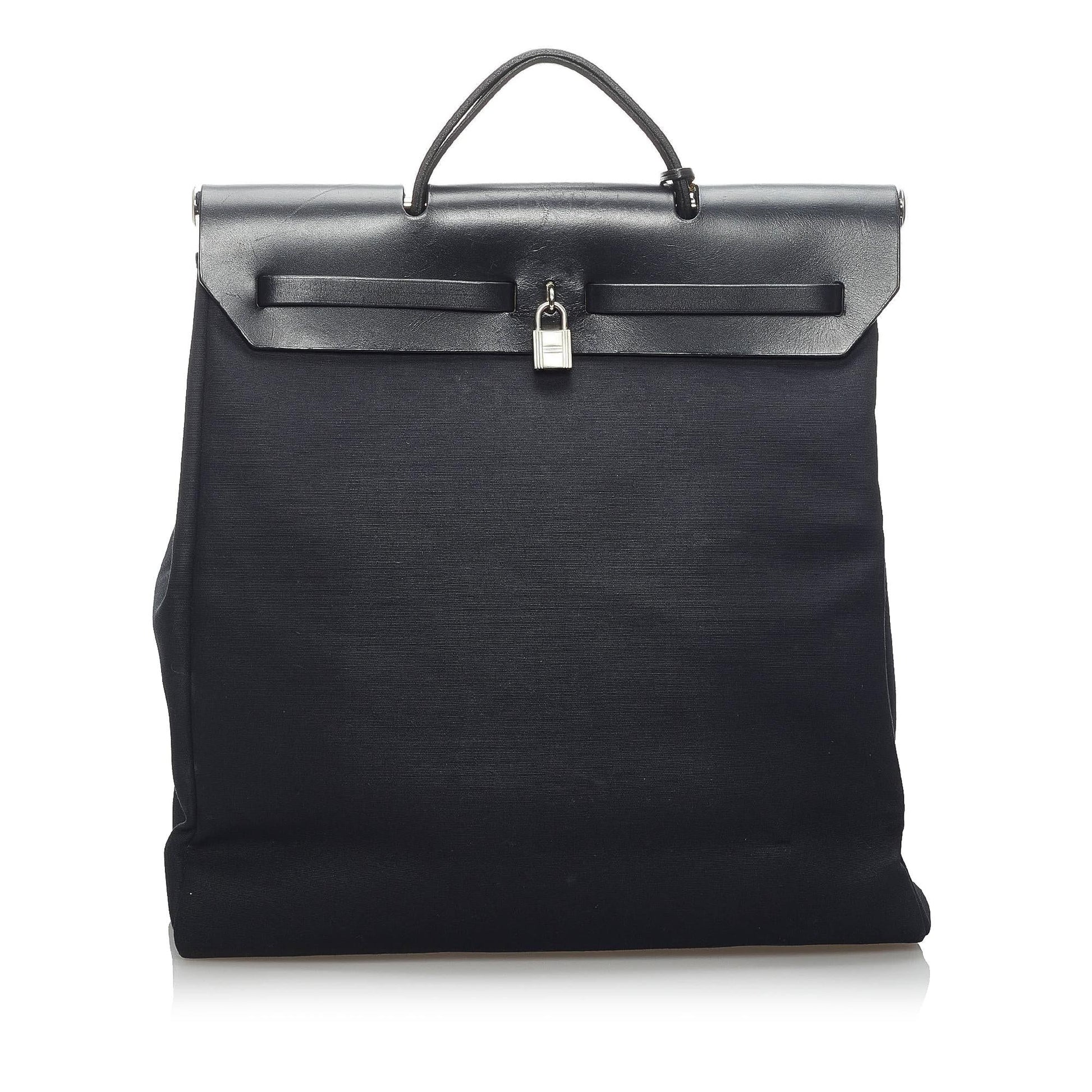 Luxury Hermes Herbag Backpack (SHG-34141)