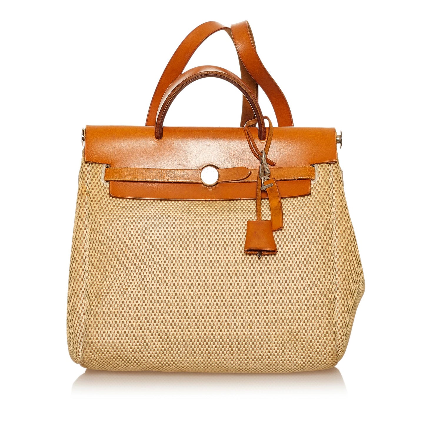 Luxury Hermes Herbag Canvas Backpack (SHG-29550)