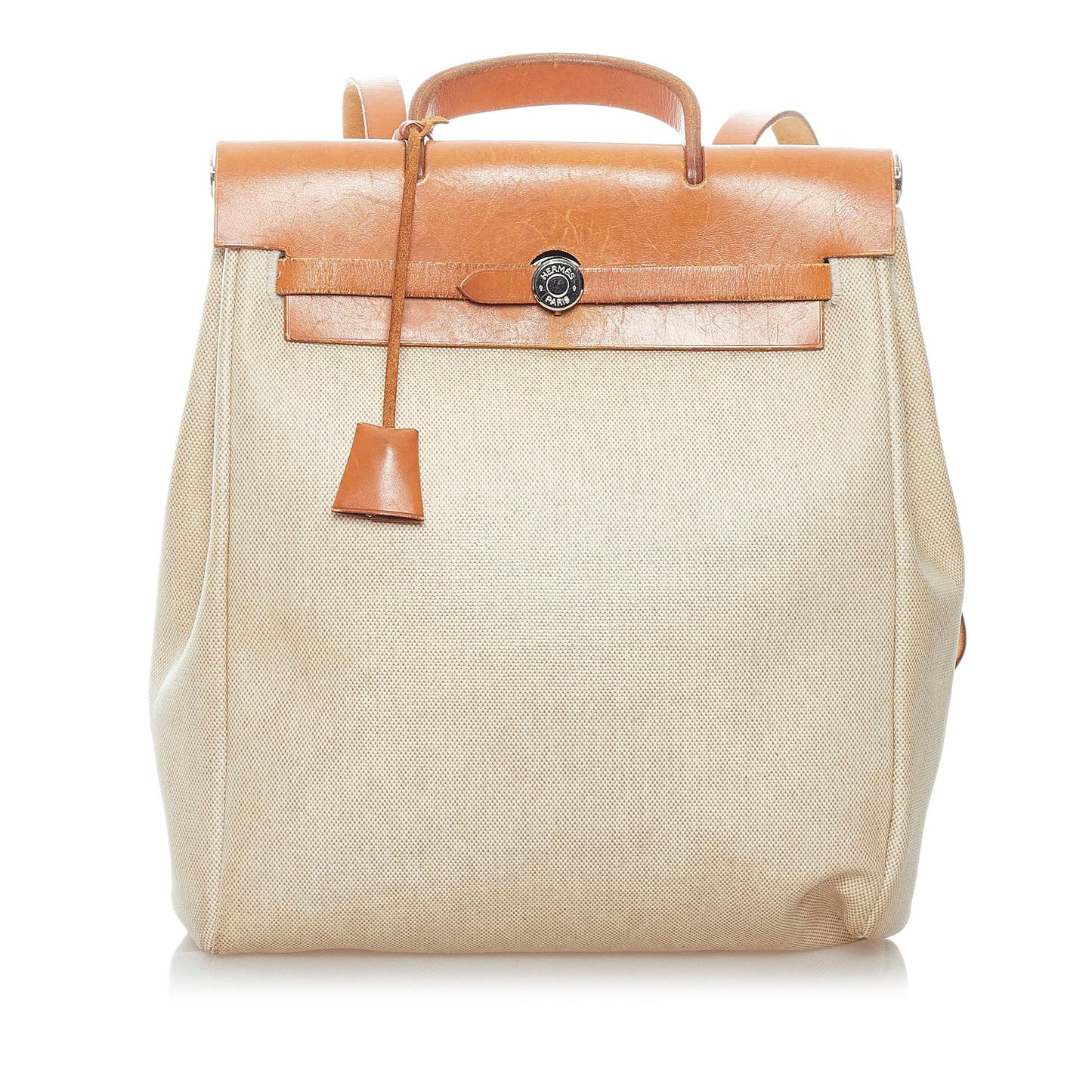 Luxury Hermes Herbag Canvas Backpack (SHG-32314)