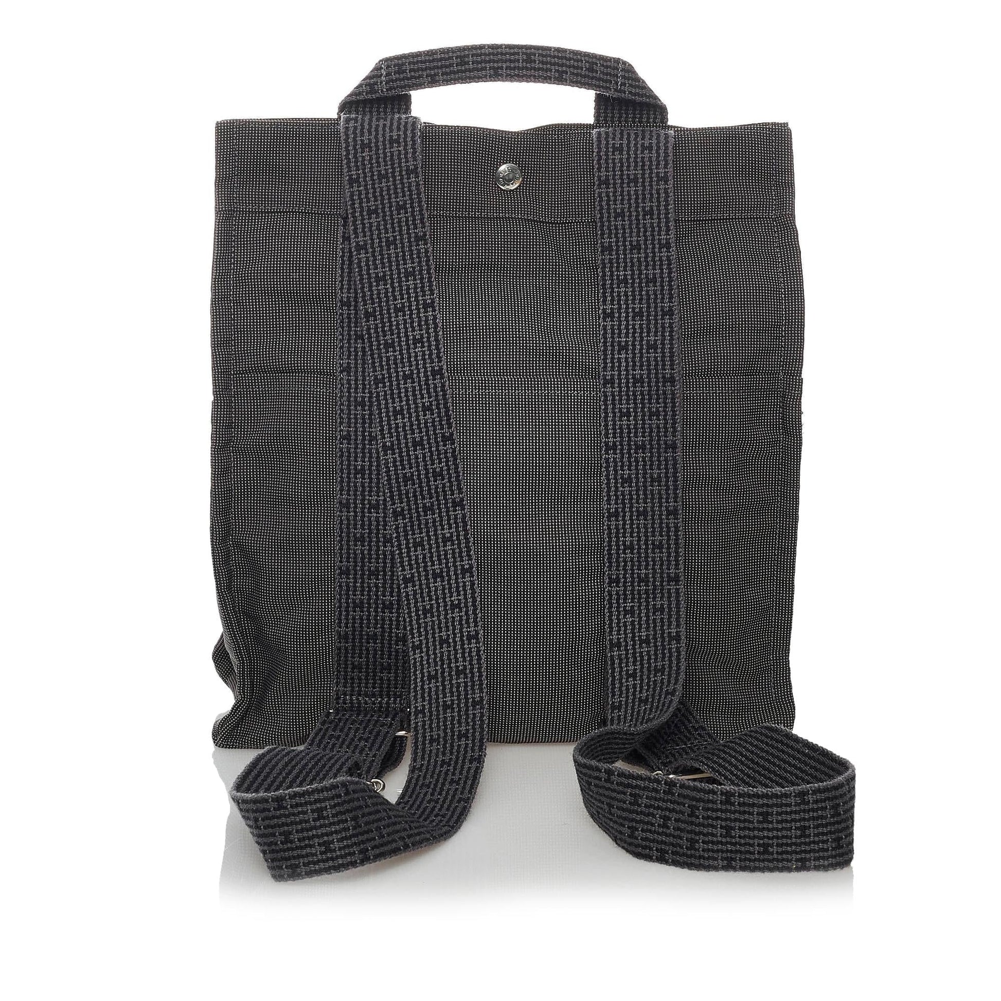 Luxury Hermes Herline Canvas Backpack PM (SHG-30026)