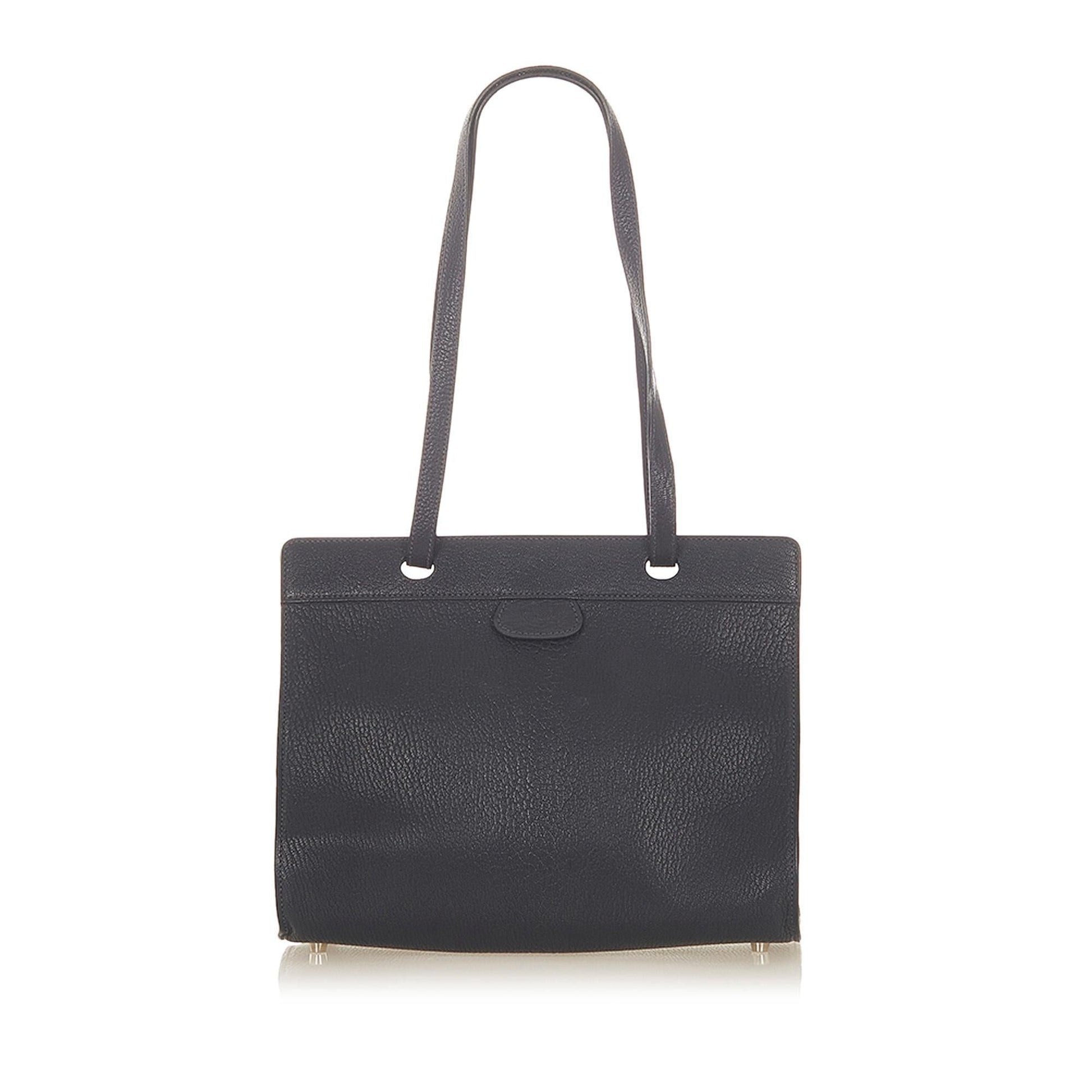 Luxury Hermes Muso Leather Tote Bag (SHG-20176)