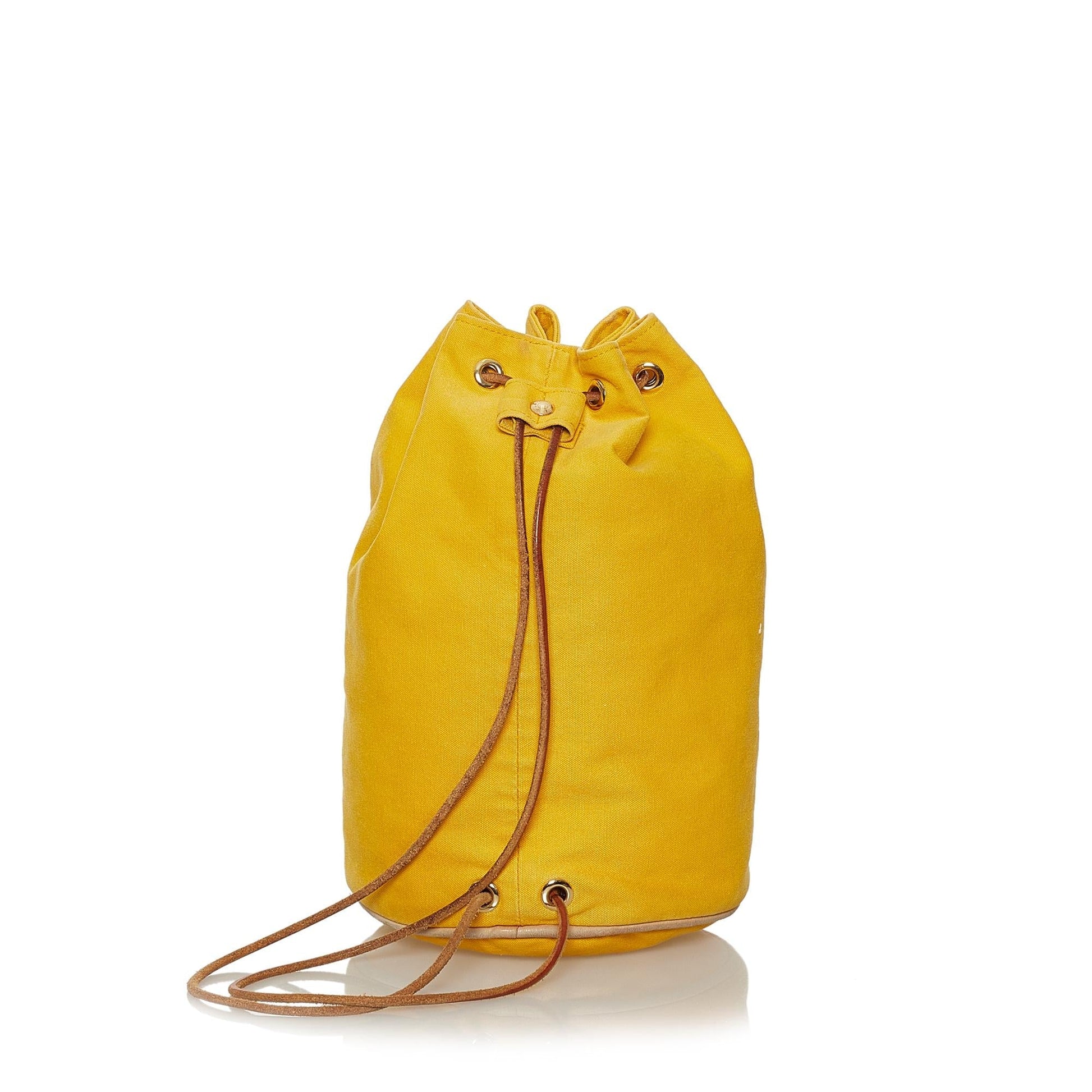 Luxury Hermes Polochon Mimile Canvas Backpack (SHG-28391)