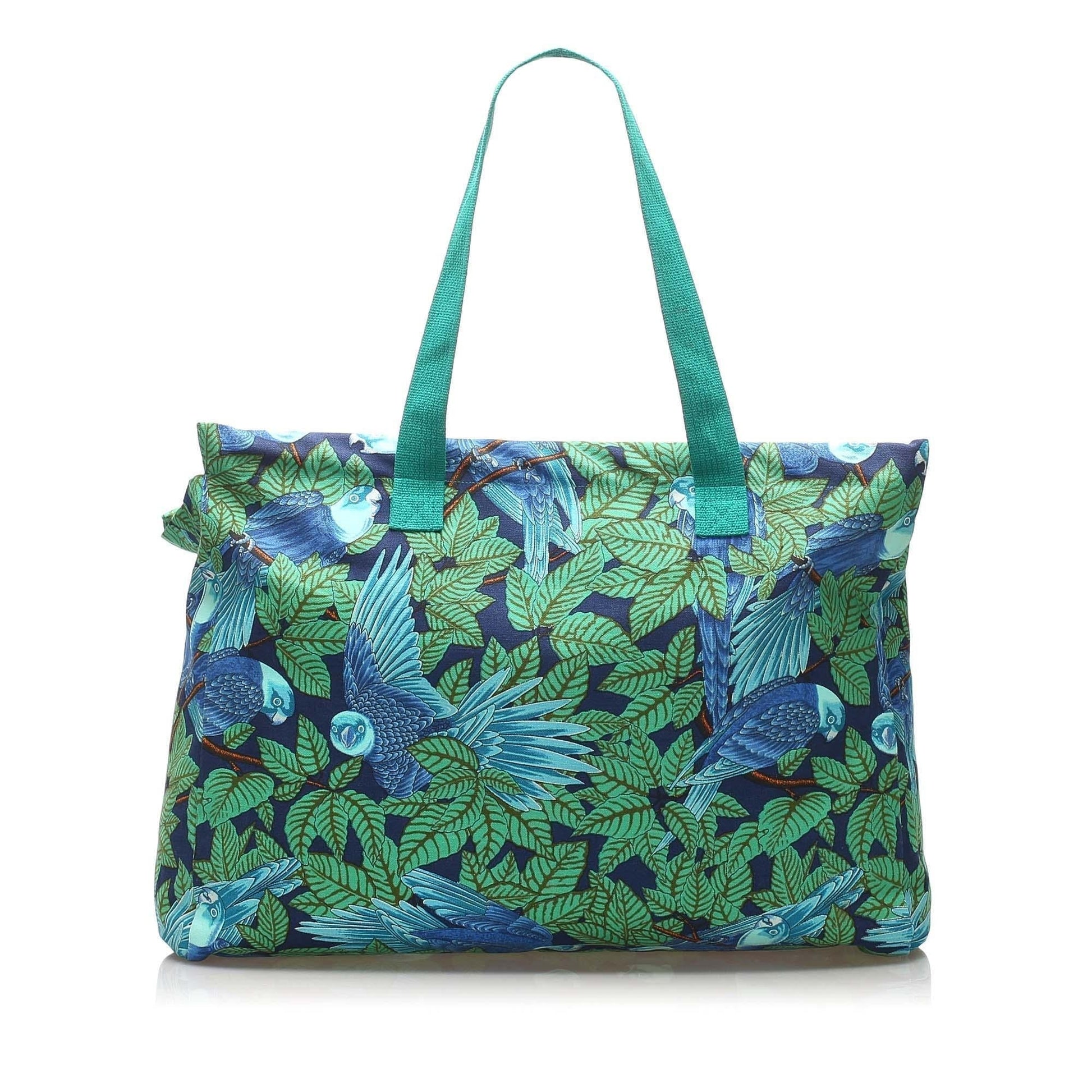 Luxury Hermes Printed Canvas Tote Bag (SHG-11688)