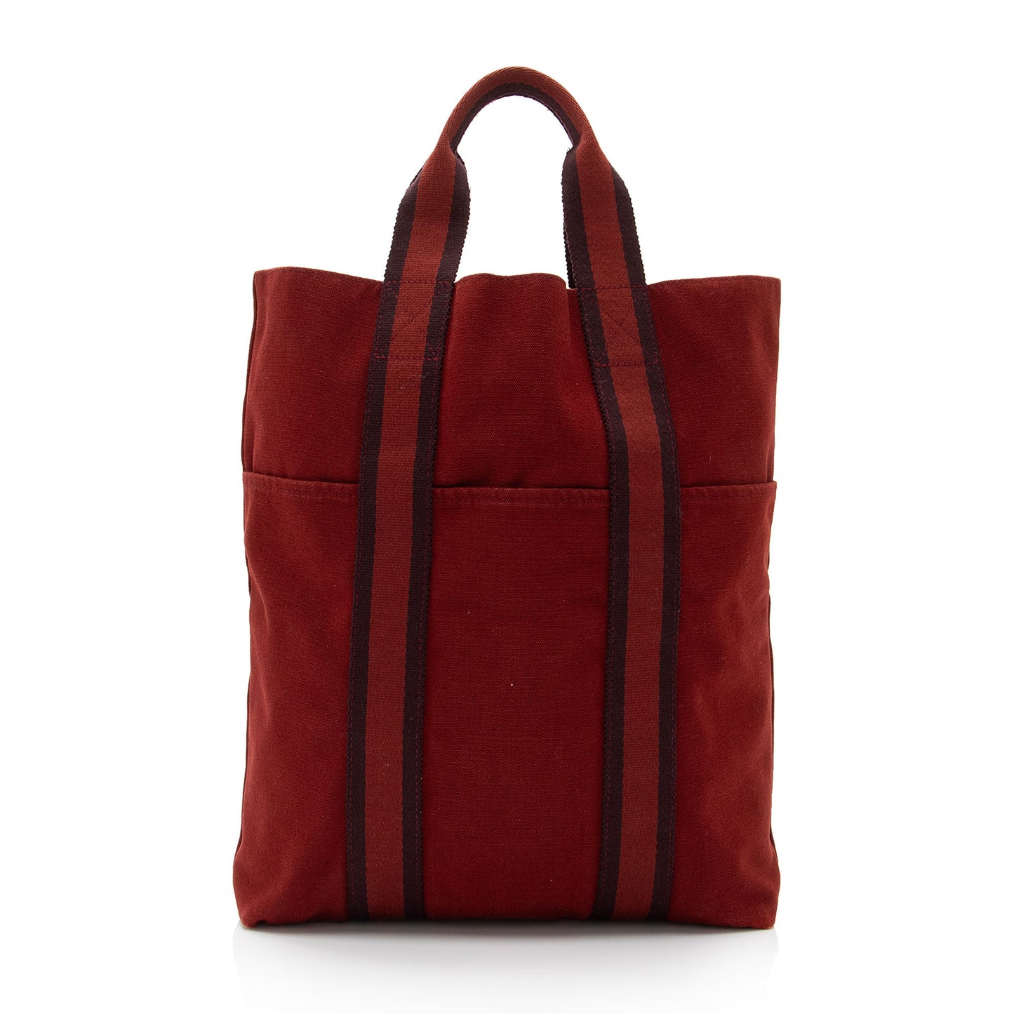 Luxury Hermes Toile Fourre Tout Shopping Tote (SHF-Cp7PyS)