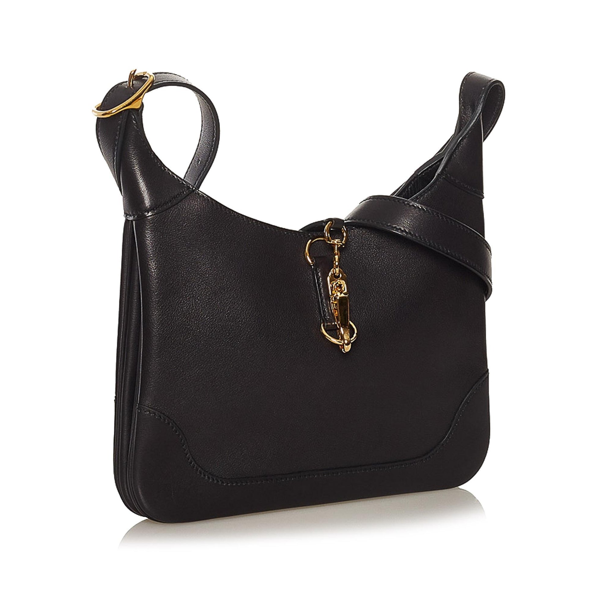 Luxury Hermes Trim Duo Leather Crossbody Bag (SHG-tlQLpo)
