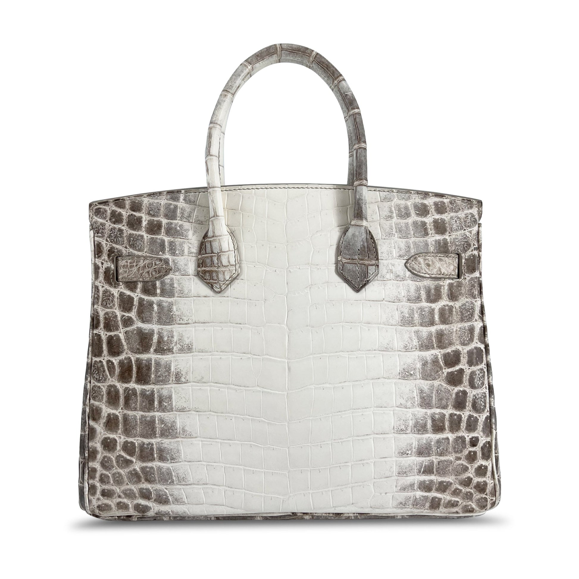   Luxury Hermes B30 Himalaya Niloticus Croco Matte PHW designer bag