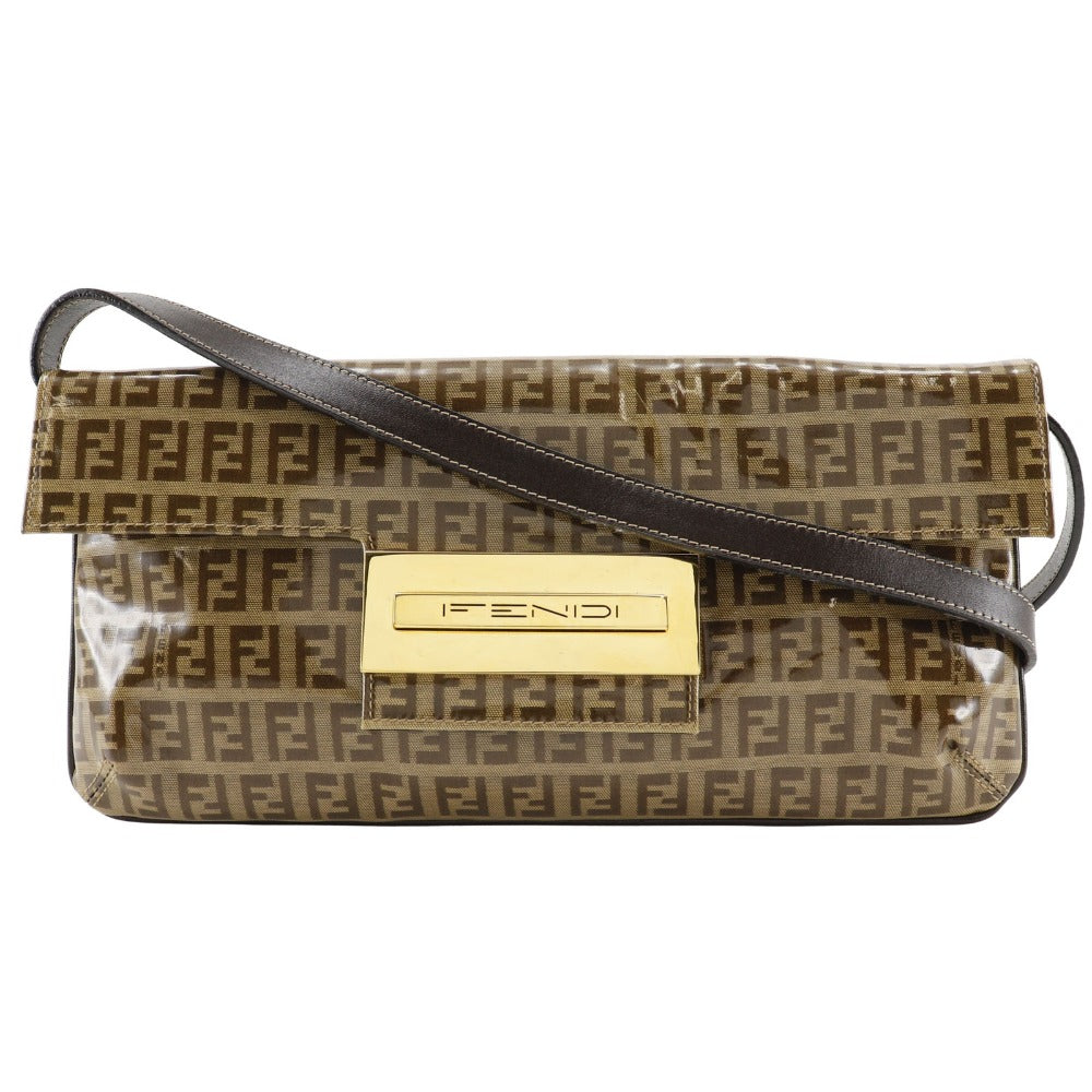 Fendi Mamma Baguette Vinyl Shoulder Bag